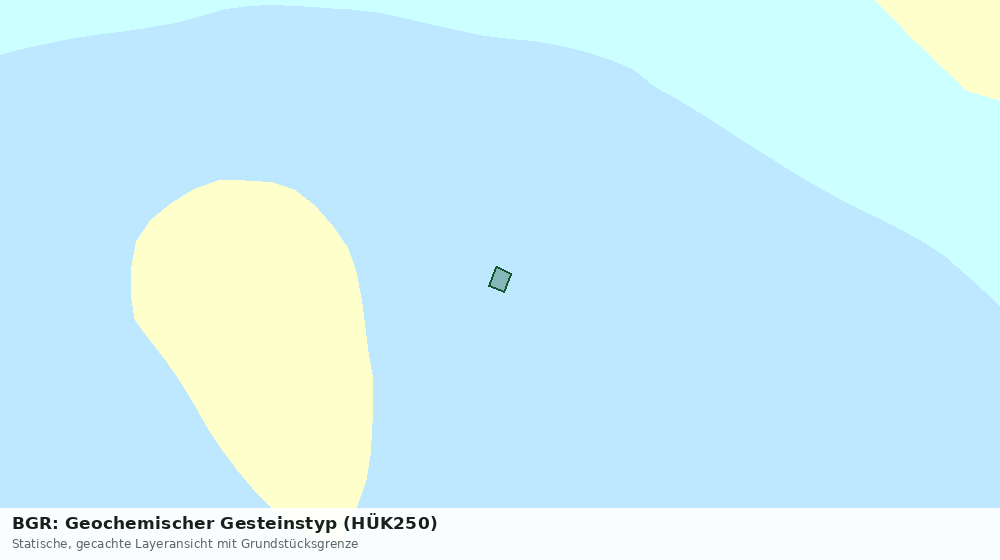 Statische Kartenansicht: BGR: Geochemischer Gesteinstyp (HÜK250)