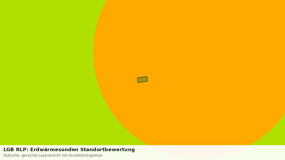 Statische Kartenansicht: LGB RLP: Erdwärmesonden Standortbewertung