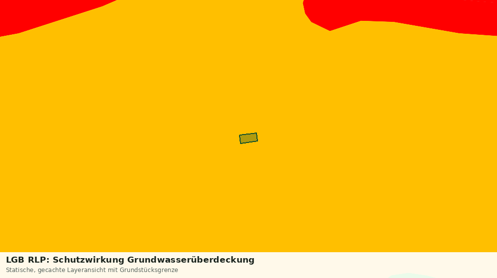 Statische Kartenansicht: LGB RLP: Schutzwirkung Grundwasserüberdeckung