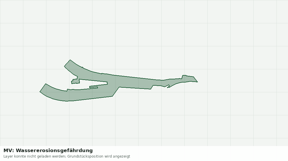 Statische Kartenansicht: MV: Wassererosionsgefährdung