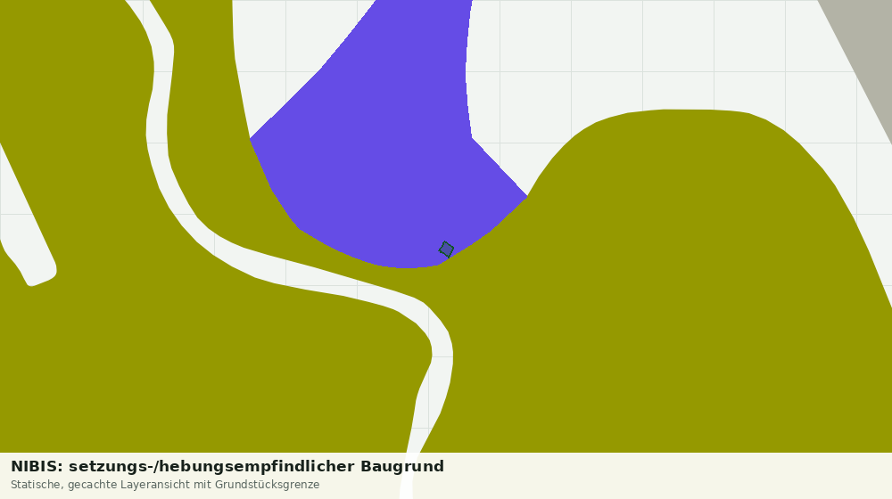 Statische Kartenansicht: NIBIS: setzungs-/hebungsempfindlicher Baugrund