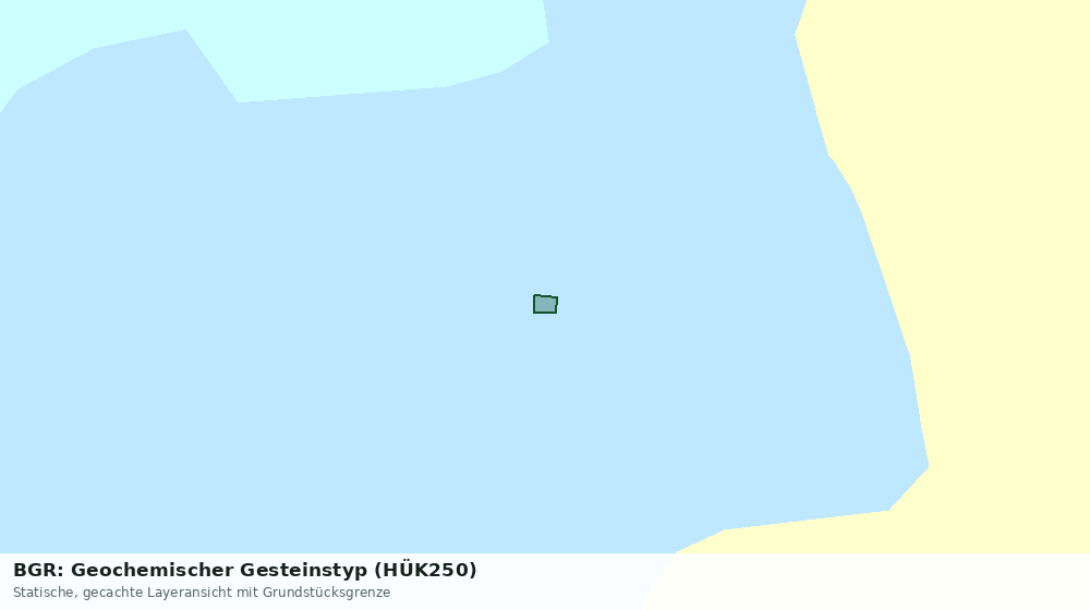 Statische Kartenansicht: BGR: Geochemischer Gesteinstyp (HÜK250)