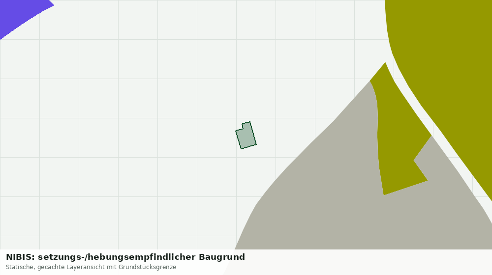 Statische Kartenansicht: NIBIS: setzungs-/hebungsempfindlicher Baugrund