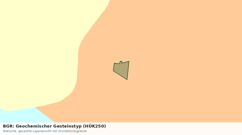Statische Kartenansicht: BGR: Geochemischer Gesteinstyp (HÜK250)