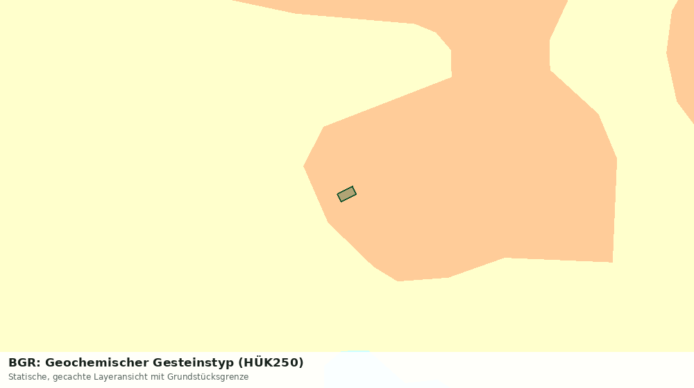 Statische Kartenansicht: BGR: Geochemischer Gesteinstyp (HÜK250)