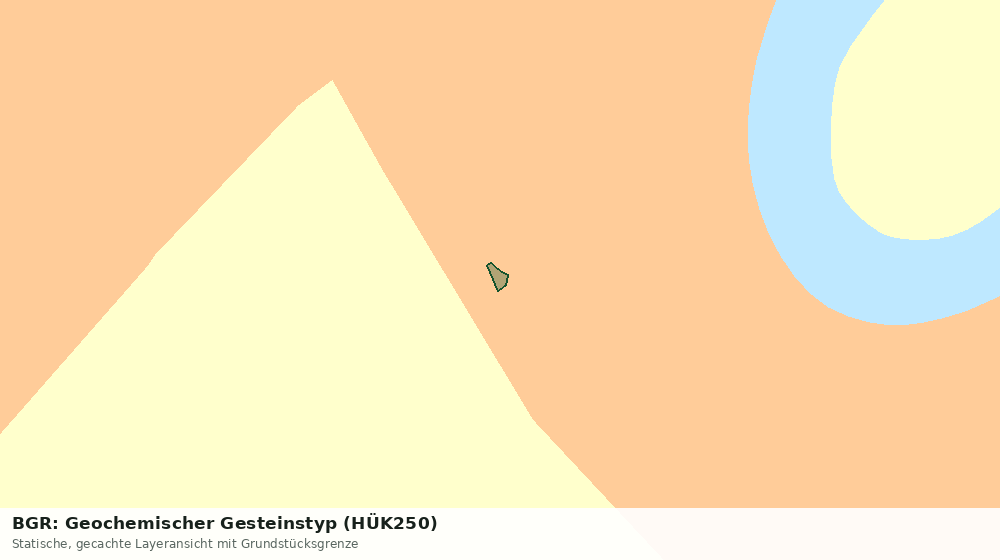 Statische Kartenansicht: BGR: Geochemischer Gesteinstyp (HÜK250)