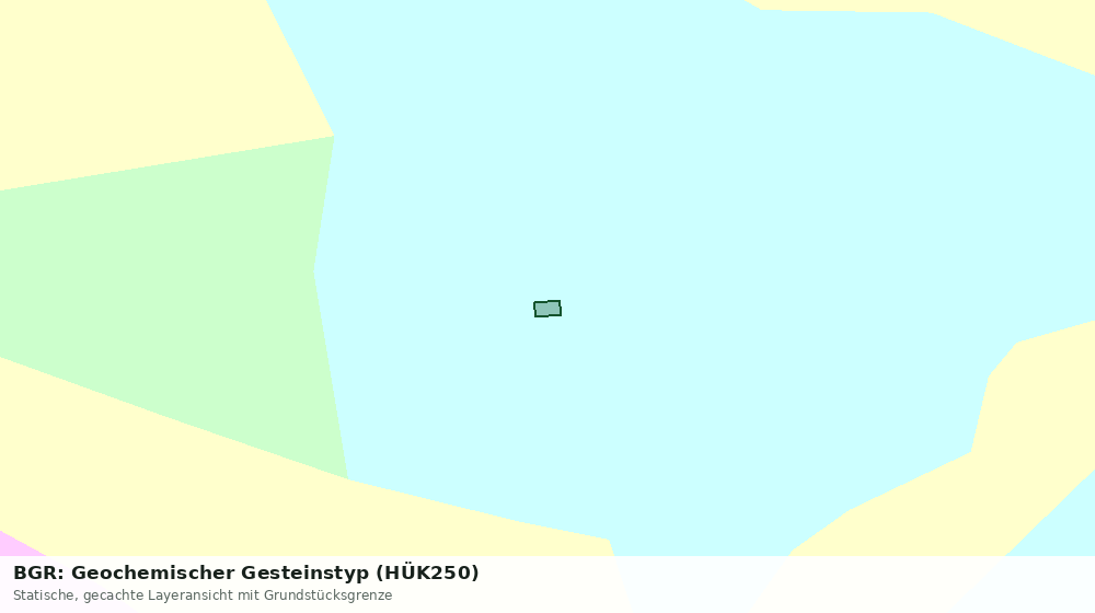 Statische Kartenansicht: BGR: Geochemischer Gesteinstyp (HÜK250)