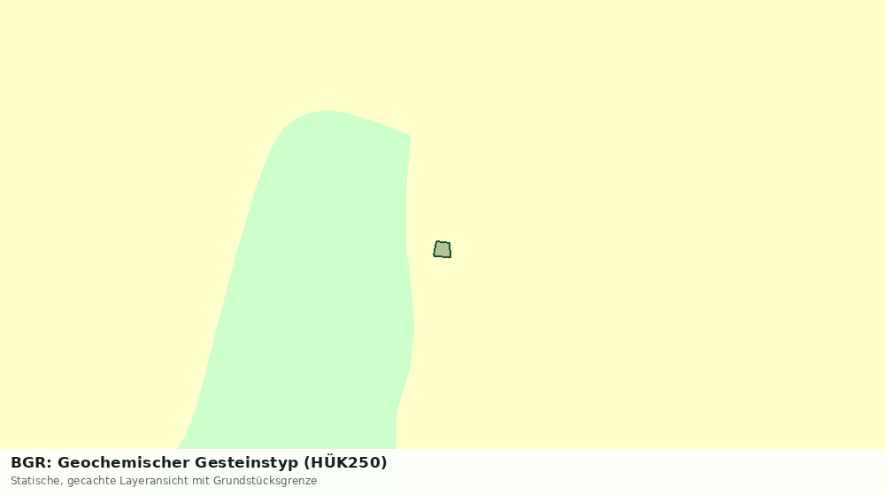 Statische Kartenansicht: BGR: Geochemischer Gesteinstyp (HÜK250)