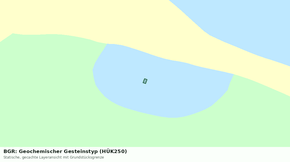 Statische Kartenansicht: BGR: Geochemischer Gesteinstyp (HÜK250)