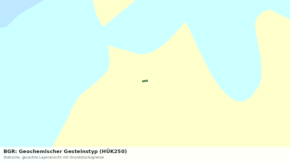 Statische Kartenansicht: BGR: Geochemischer Gesteinstyp (HÜK250)