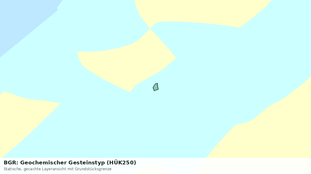 Statische Kartenansicht: BGR: Geochemischer Gesteinstyp (HÜK250)