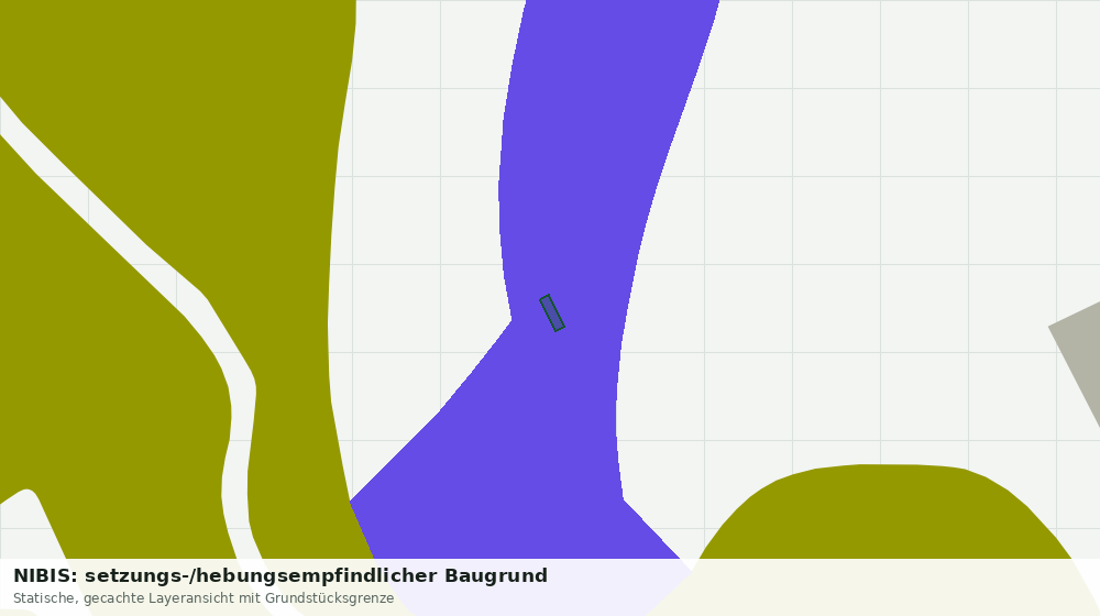 Statische Kartenansicht: NIBIS: setzungs-/hebungsempfindlicher Baugrund