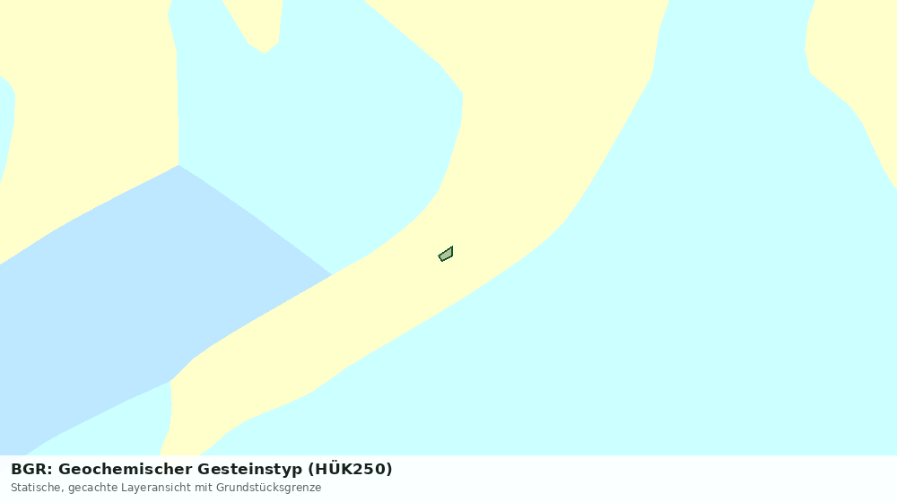 Statische Kartenansicht: BGR: Geochemischer Gesteinstyp (HÜK250)