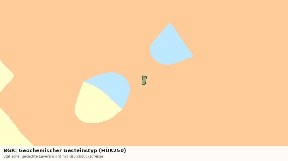Statische Kartenansicht: BGR: Geochemischer Gesteinstyp (HÜK250)