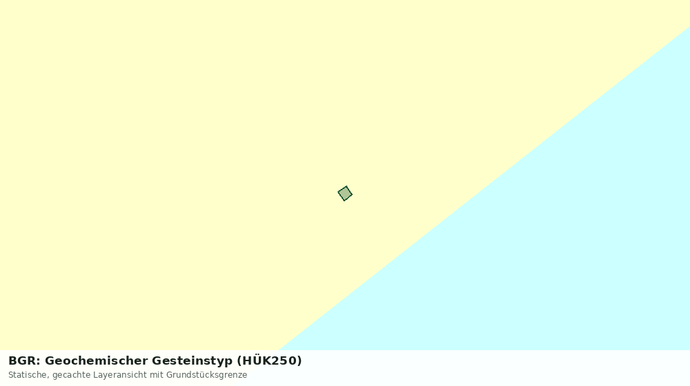 Statische Kartenansicht: BGR: Geochemischer Gesteinstyp (HÜK250)