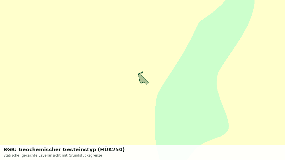 Statische Kartenansicht: BGR: Geochemischer Gesteinstyp (HÜK250)