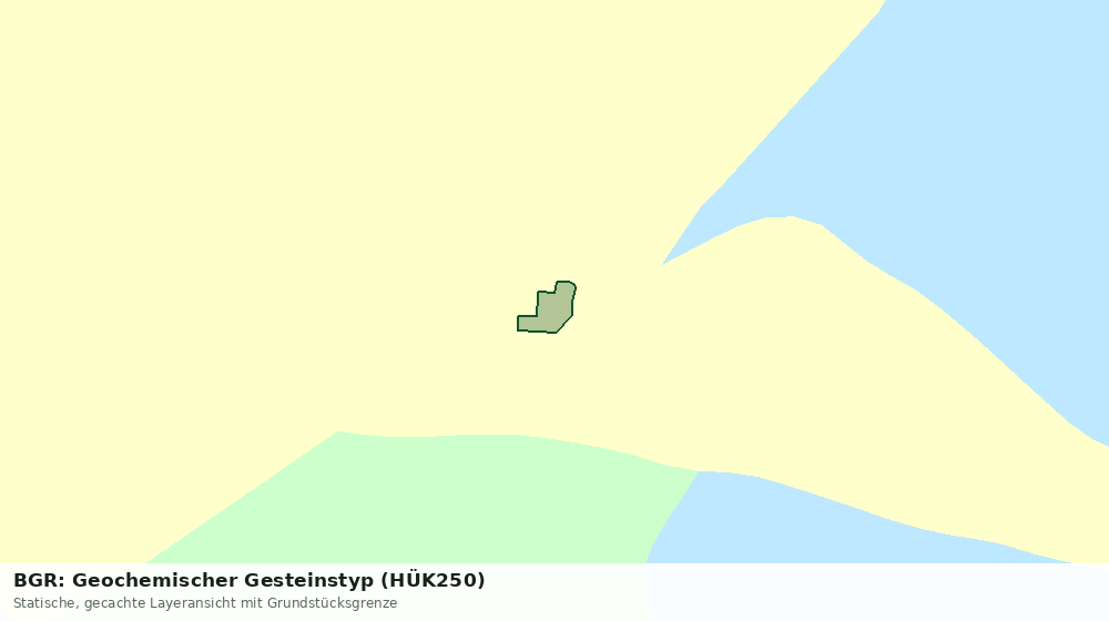 Statische Kartenansicht: BGR: Geochemischer Gesteinstyp (HÜK250)