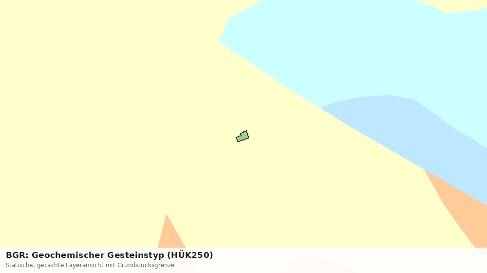Statische Kartenansicht: BGR: Geochemischer Gesteinstyp (HÜK250)