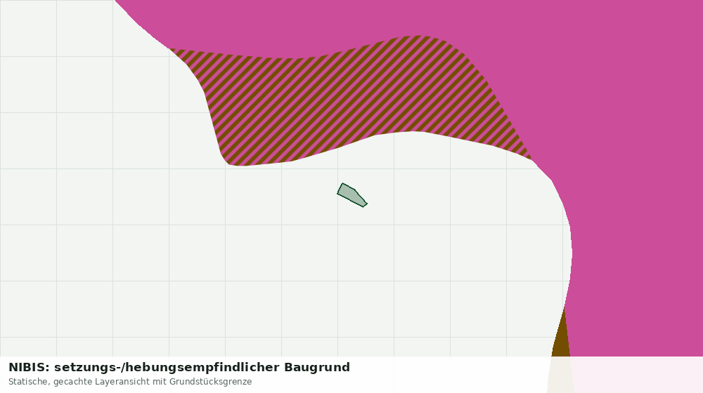 Statische Kartenansicht: NIBIS: setzungs-/hebungsempfindlicher Baugrund