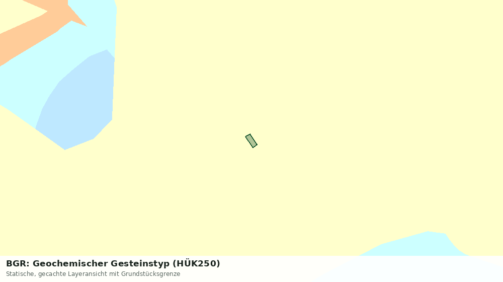 Statische Kartenansicht: BGR: Geochemischer Gesteinstyp (HÜK250)