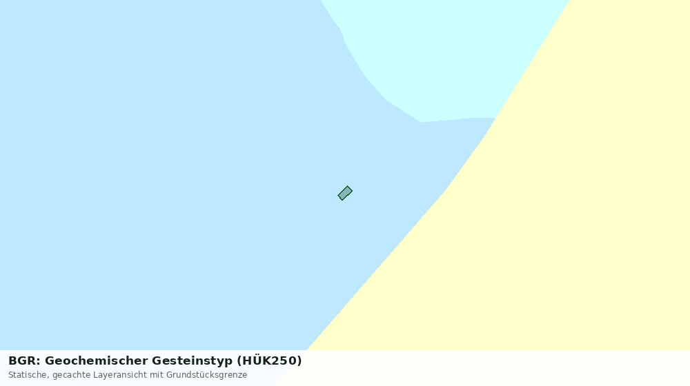 Statische Kartenansicht: BGR: Geochemischer Gesteinstyp (HÜK250)
