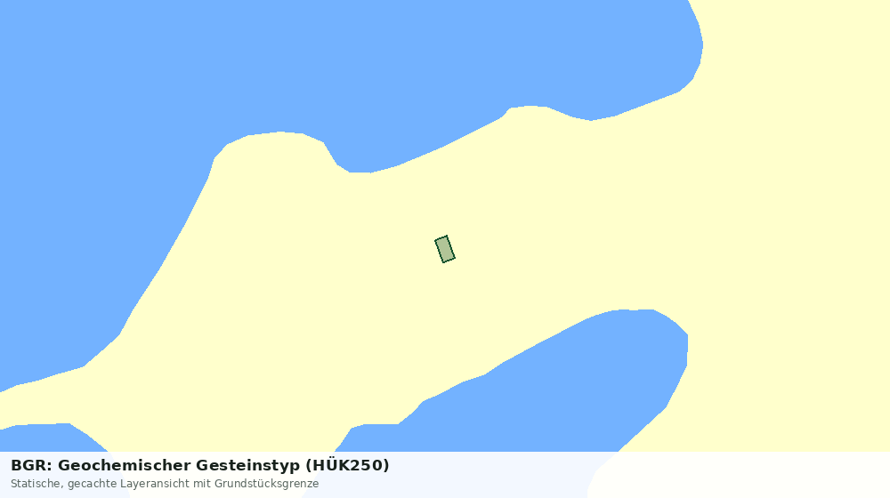 Statische Kartenansicht: BGR: Geochemischer Gesteinstyp (HÜK250)
