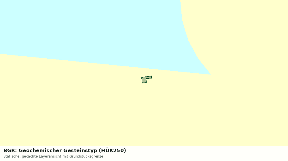 Statische Kartenansicht: BGR: Geochemischer Gesteinstyp (HÜK250)