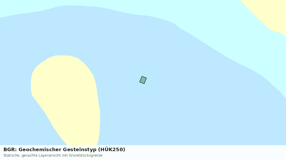 Statische Kartenansicht: BGR: Geochemischer Gesteinstyp (HÜK250)