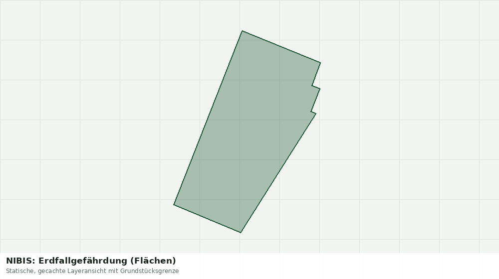 Statische Kartenansicht: NIBIS: Erdfallgefährdung (Flächen)