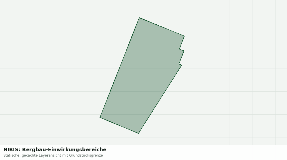 Statische Kartenansicht: NIBIS: Bergbau-Einwirkungsbereiche