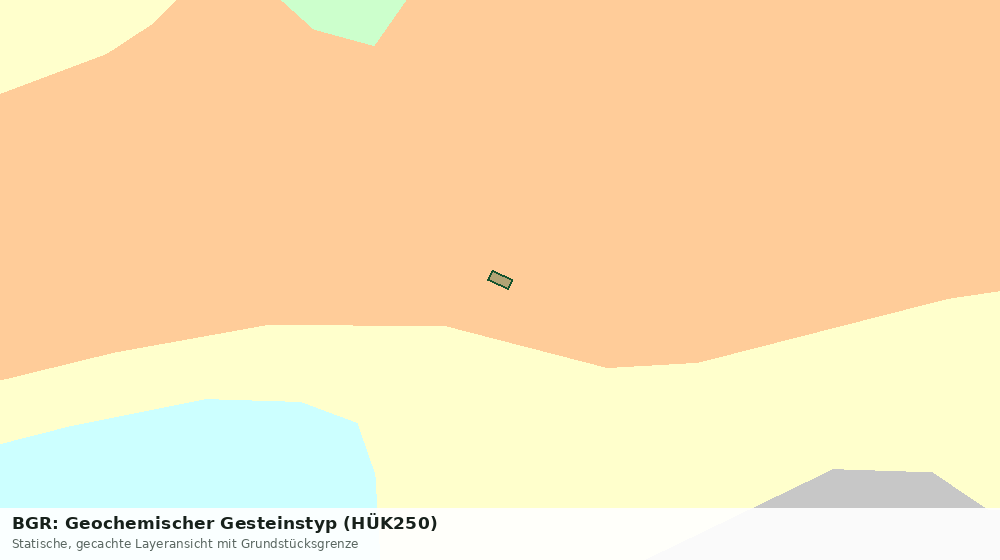 Statische Kartenansicht: BGR: Geochemischer Gesteinstyp (HÜK250)