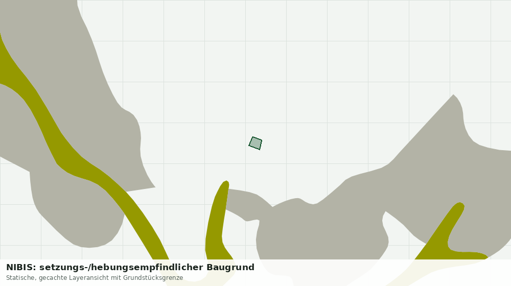 Statische Kartenansicht: NIBIS: setzungs-/hebungsempfindlicher Baugrund