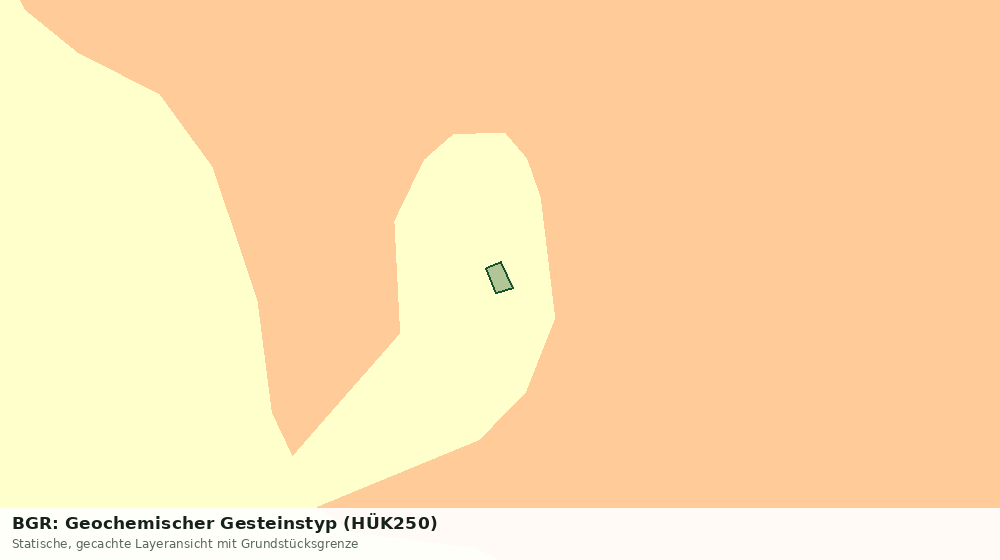 Statische Kartenansicht: BGR: Geochemischer Gesteinstyp (HÜK250)