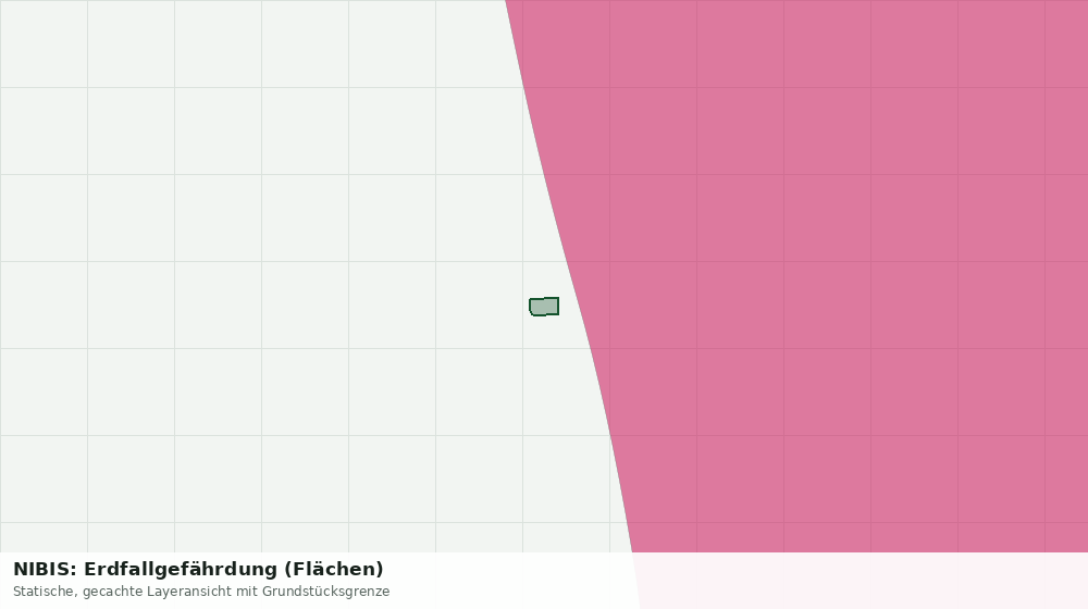 Statische Kartenansicht: NIBIS: Erdfallgefährdung (Flächen)
