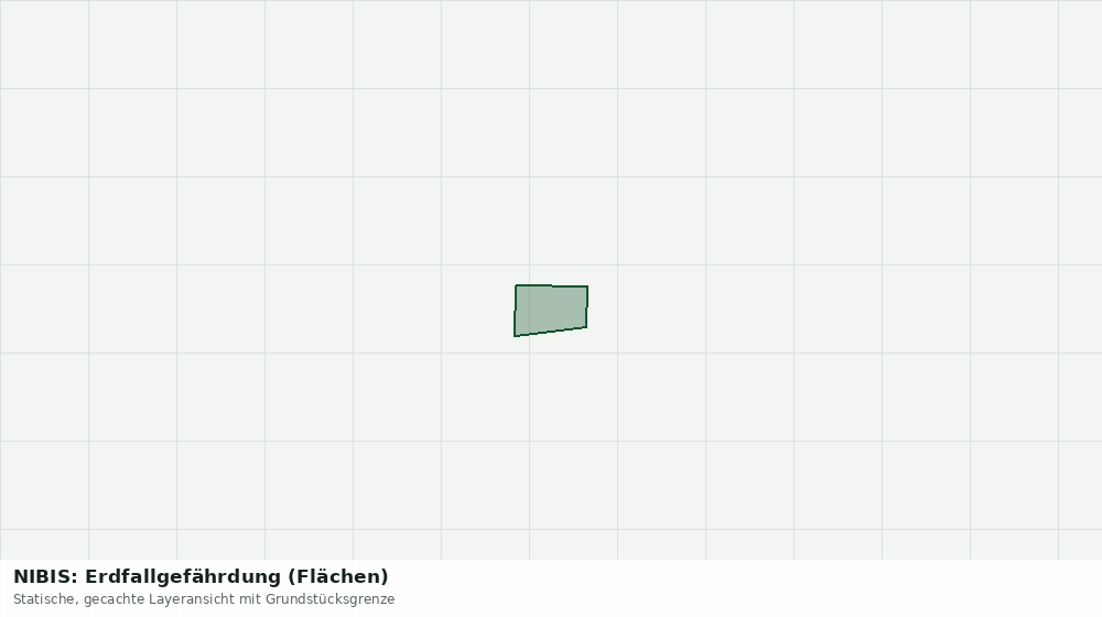 Statische Kartenansicht: NIBIS: Erdfallgefährdung (Flächen)