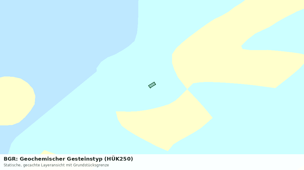 Statische Kartenansicht: BGR: Geochemischer Gesteinstyp (HÜK250)