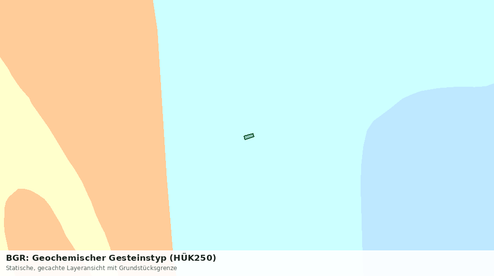 Statische Kartenansicht: BGR: Geochemischer Gesteinstyp (HÜK250)