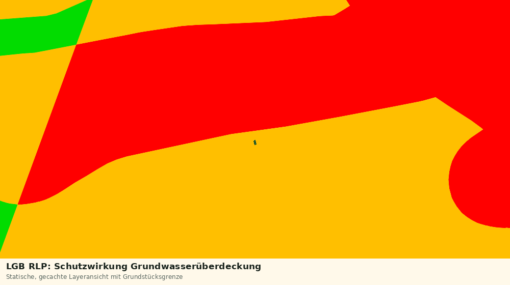 Statische Kartenansicht: LGB RLP: Schutzwirkung Grundwasserüberdeckung