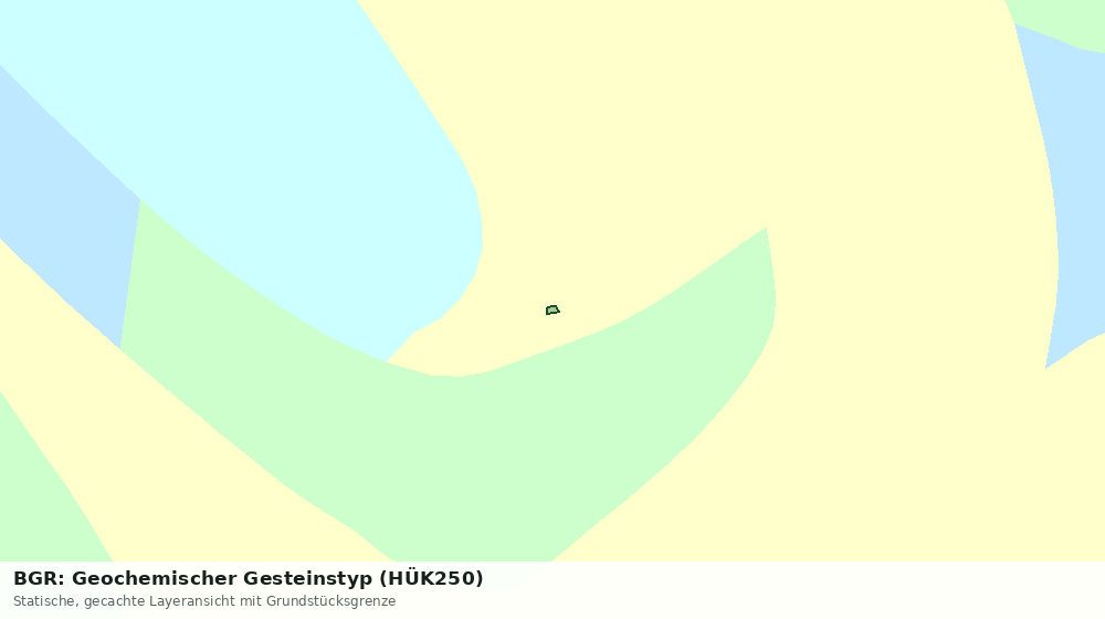 Statische Kartenansicht: BGR: Geochemischer Gesteinstyp (HÜK250)