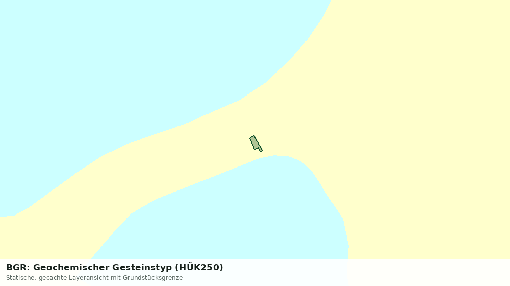 Statische Kartenansicht: BGR: Geochemischer Gesteinstyp (HÜK250)