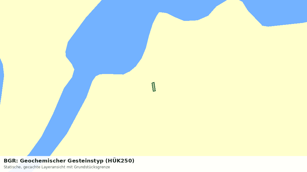 Statische Kartenansicht: BGR: Geochemischer Gesteinstyp (HÜK250)