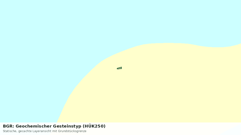 Statische Kartenansicht: BGR: Geochemischer Gesteinstyp (HÜK250)