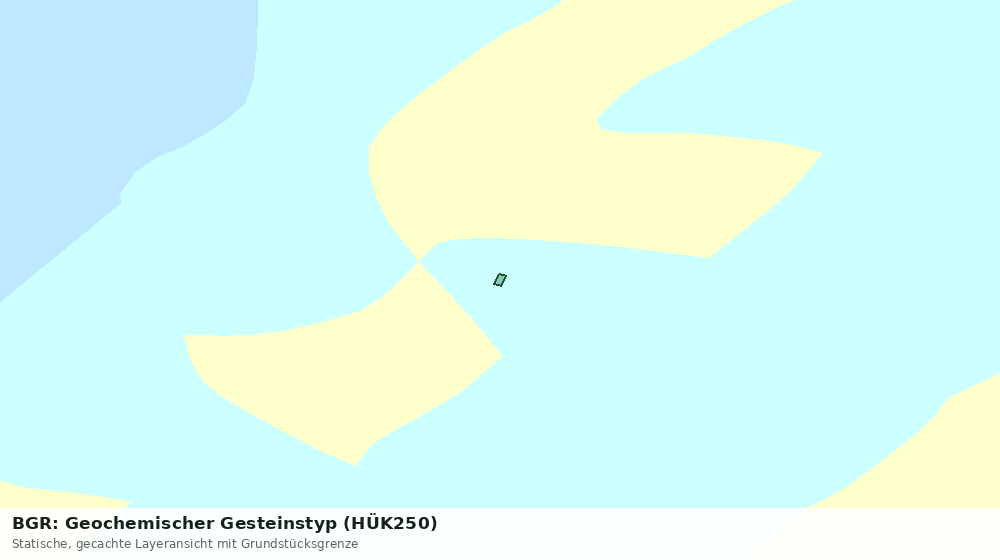 Statische Kartenansicht: BGR: Geochemischer Gesteinstyp (HÜK250)
