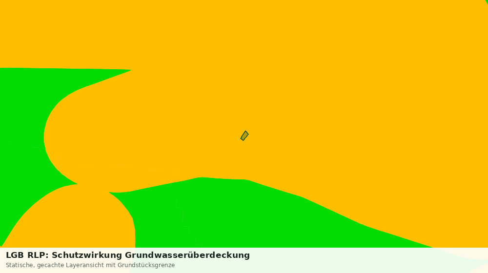 Statische Kartenansicht: LGB RLP: Schutzwirkung Grundwasserüberdeckung