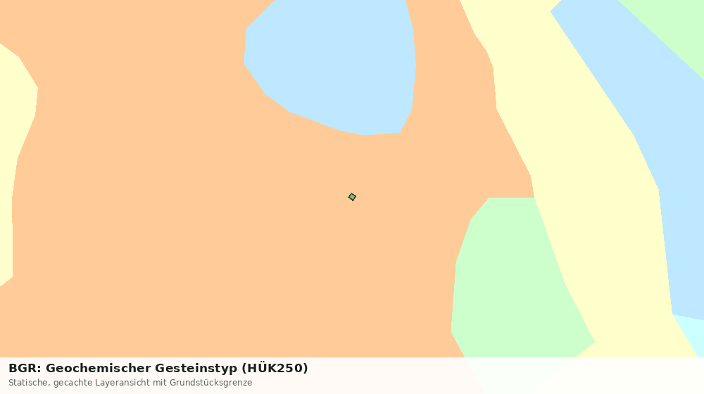 Statische Kartenansicht: BGR: Geochemischer Gesteinstyp (HÜK250)