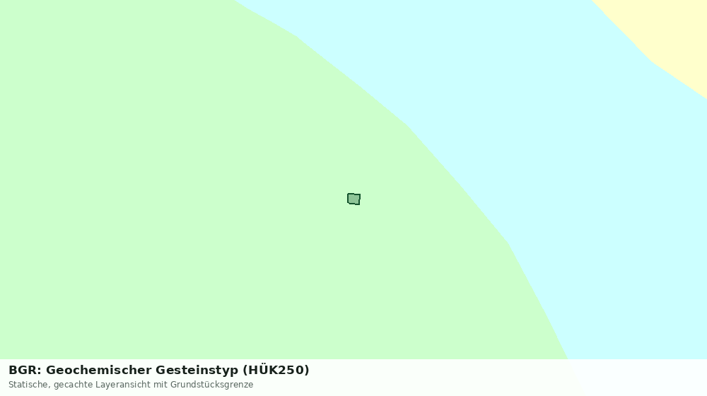 Statische Kartenansicht: BGR: Geochemischer Gesteinstyp (HÜK250)