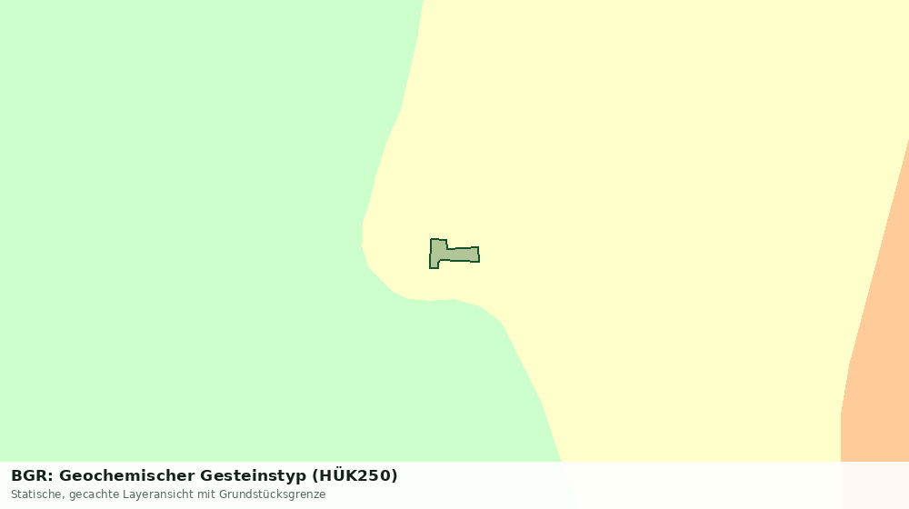 Statische Kartenansicht: BGR: Geochemischer Gesteinstyp (HÜK250)
