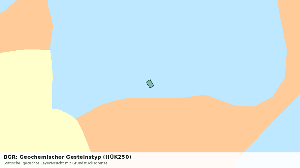 Statische Kartenansicht: BGR: Geochemischer Gesteinstyp (HÜK250)