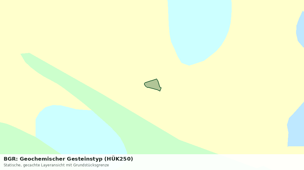 Statische Kartenansicht: BGR: Geochemischer Gesteinstyp (HÜK250)
