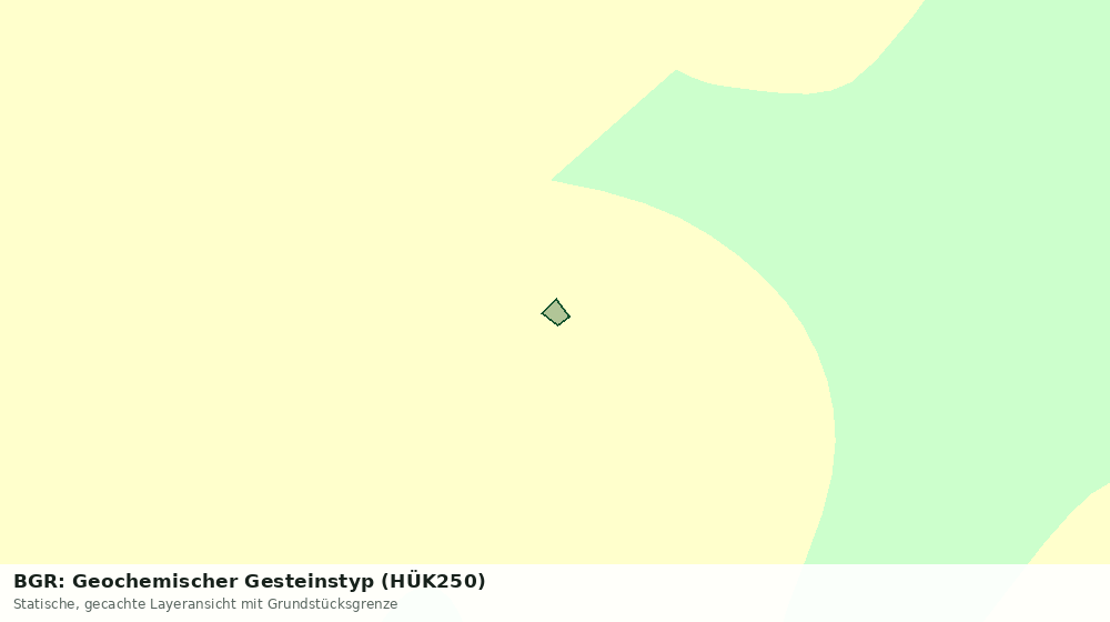 Statische Kartenansicht: BGR: Geochemischer Gesteinstyp (HÜK250)